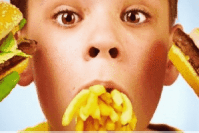 нездоровой пищи